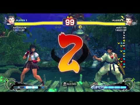 Juso [Sakura] vs mok11bk [Makoto] SSF4 Japanese Online Ranked Matches - TRUE-HD