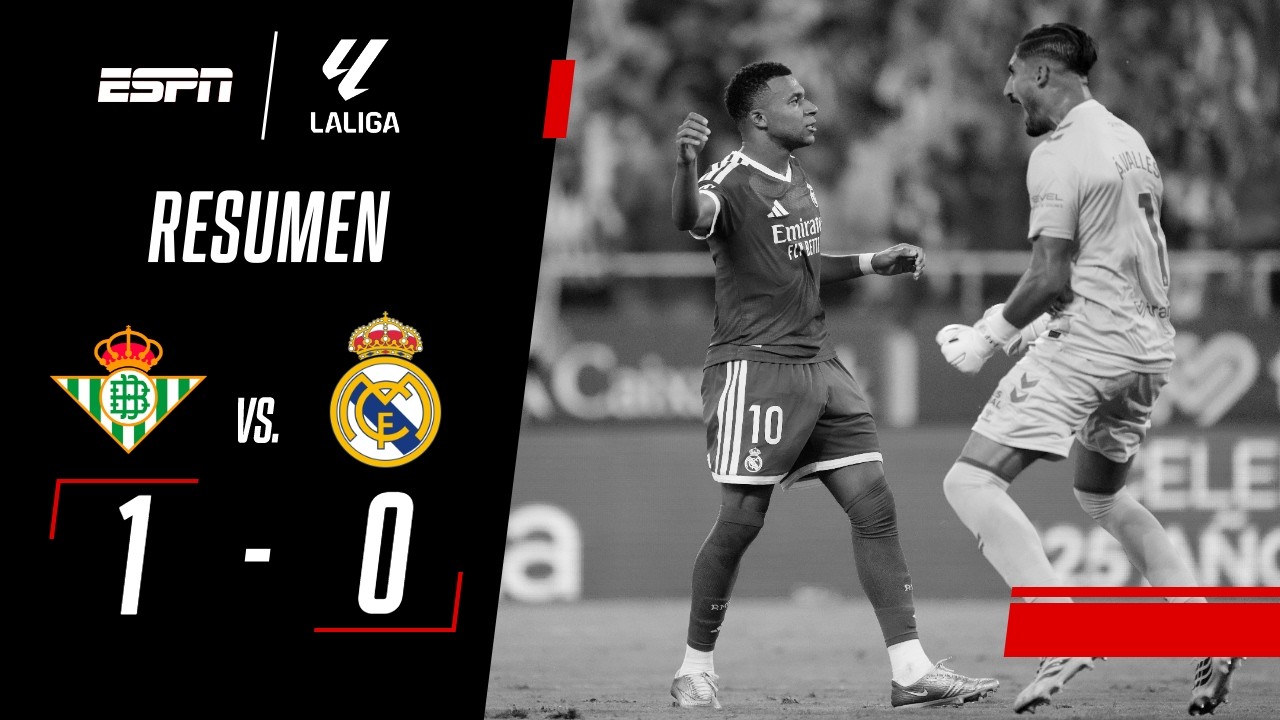 MBAPPÉ ERRÓ UN PENAL EN LA ÚLTIMA Y EL REAL DE MOU PERDIÓ | Betis 1-0 Real Madrid | RESUMEN