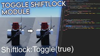 How to force toggle ShiftLock [Roblox Studio] - Tutorial