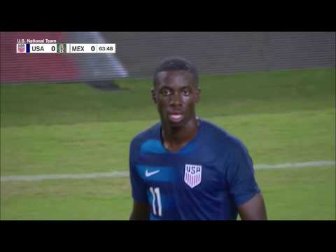 Tim Weah, USMNT vs Mexico 9/11/18