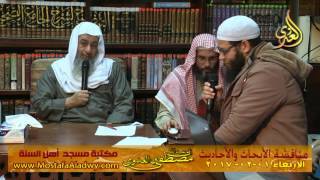 مناقشة الأبحاث والأحاديث بمكتبة مسجد أهل السنة بمنية سمنود 01 02 2017 3