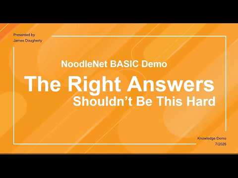 Watch NoodleNet BASIC in action