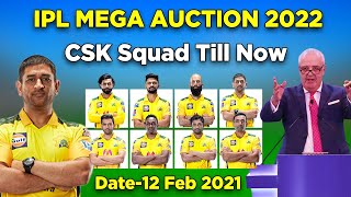 IPL 2022 | Csk Squad Till Now | IPL 2022 Chennai Super Kings Full Squad