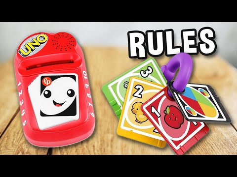 How to play BABY UNO game (official rules, instructions and gameplay) | Spielregeln TV x Fisherprice