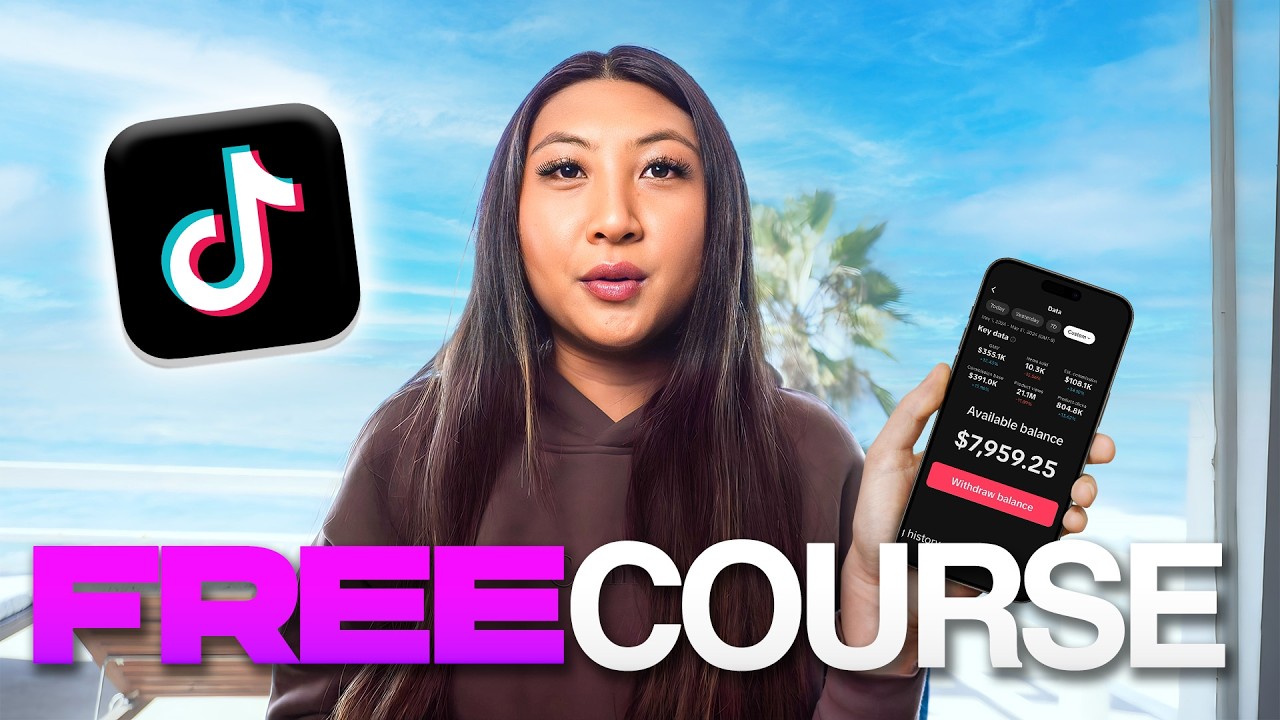 FREE TikTok Shop Affiliate Course | Learn To ACTUALLY Make $10k/m (2024)