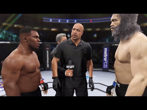 Mike Tyson vs. Goliath (EA Sports UFC 2) - CPU vs. CPU 🥊