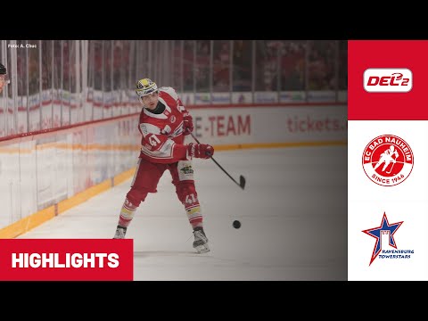 DEL2: EC Bad Nauheim vs. Ravensburg Towerstars | Highlights
