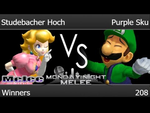MNM 208 - TLOC | Studebacher Hoch (Peach) vs Purple Sku (Luigi) Winners - Melee