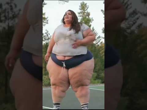 Unstoppable SSBBW Basketball Queen 🏀✨—Witness the Power of Plus Size & BBW Talent!😍❤️ #ssbbw #short