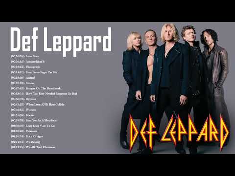 Def Leppard Greatest Hits Full Album 2025 🎶 Best Songs Of  Def Leppard