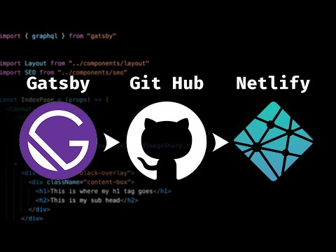 How to Deploy a Gatsby JS site to Netlify using Git Hub