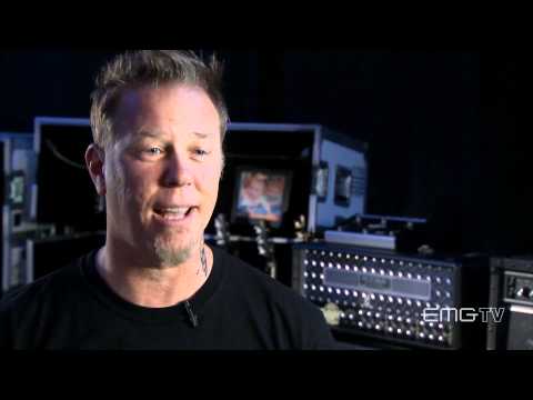 James Hetfield of Metallica talks about getting his signature tone with EMGtv