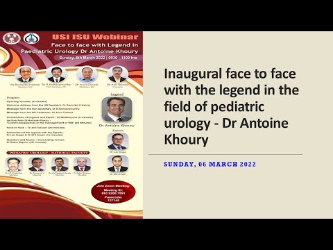 USI Paediatric Urology Subspecialty Cell Webinar | 6th March 2022