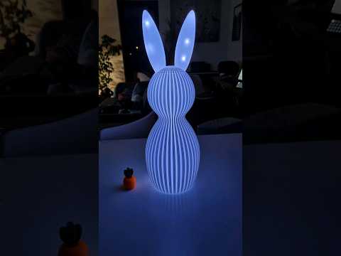 Bunny with LED #diy #3dprinting