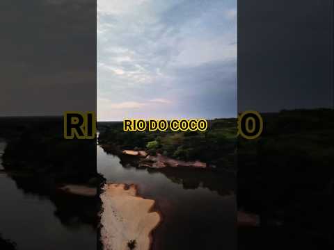 Levantamos vôo sobre o rio do coco em Caseara Tocantins #dji #drone #filmes #incendio #shorts