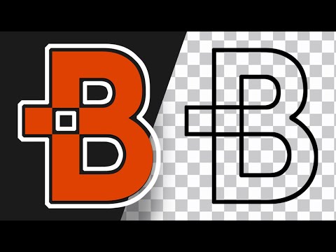 How To Outline ANY Logo In Photoshop (Fast!)