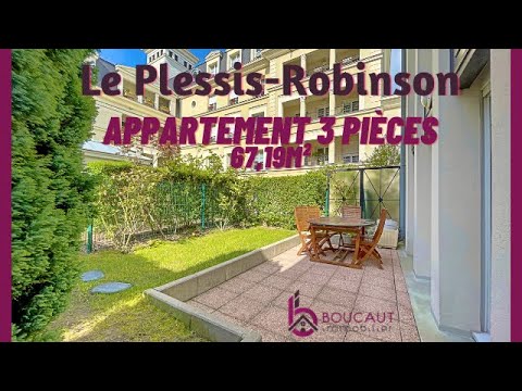 Achat Appartement T3,  Le Plessis-Robinson - Proche Marché - 67,19m² avec Jardin/Terrasse