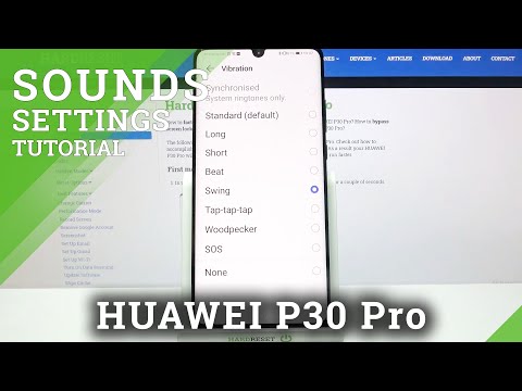 HUAWEI P30 Pro – Change Vibration Pattern in Sound Settings