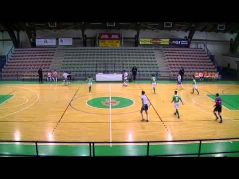 DOMENICO "arbitra" ATRI-vs-COLONNELLESE (calcio a cinque) °video GENNARO° 1° JVC-3D