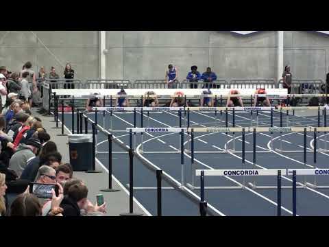 2019 Concordia Classic - Men's 60m Hurdle Prelims - Heat 2
