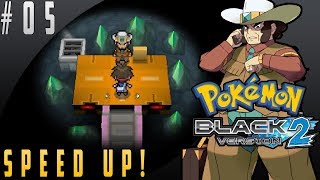Pokemon Black 2 Walkthrough Part 5 - Driftveil City & Gym Leader Clay (SPEED UP!)
