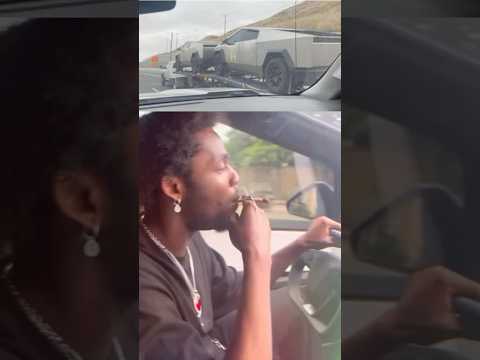 Omah Lay Shocks Fans, Splashes on TWO Cybertrucks at Once! #omahlay #shorts