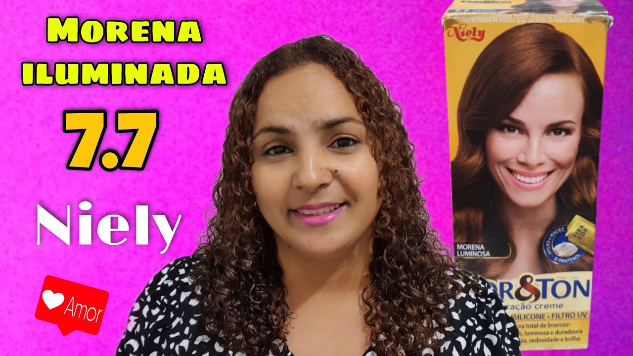 PINTEI O CABELO DE MARROM DOURADO DA COR E TON 7.7 MORENA ILUMINADA| liberada para low poo