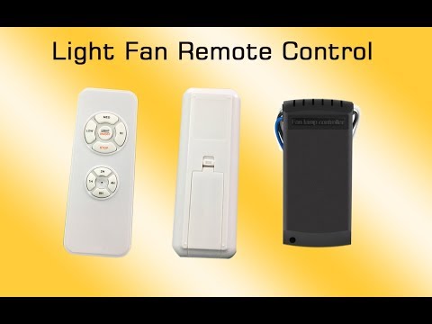 How To Use: 433MHz Wireless Light Fan Remote Control Switches AC110V 220V
