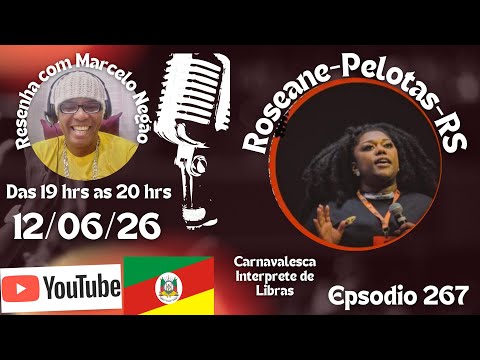 Foi top demais a resenha com ela Roseane Duarte #resenha #povopreto #podcasters #carnaval #pelotas