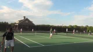 preview picture of video 'HS Varsity Tennis: Collegiate vs. St. Christopher's. Number 2 Seeded Doubles PART 1'