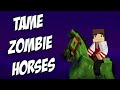How To Tame Zombie Horses In Minecraft