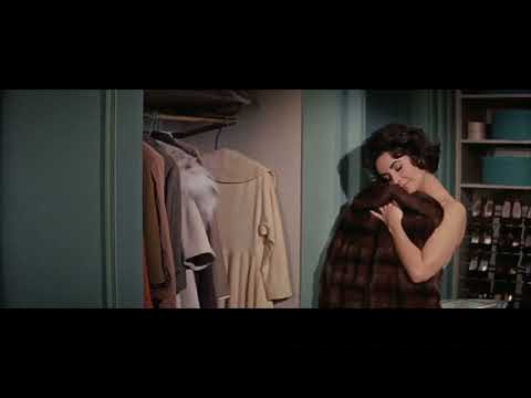 Elizabeth Taylor Spells It Out in Lipstick in BUtterfield 8 (1960)