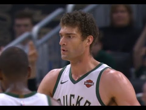 Brook Lopez Highlights vs Nets RS19G80 - 7 Pts, 8 Rebs, 3 Blks (06.04.19)