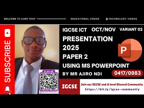 IGCSE ICT (0417/0983) Documento 2 Presentazione ottobre novembre 2025 Variante 02 | Microsoft Pow...