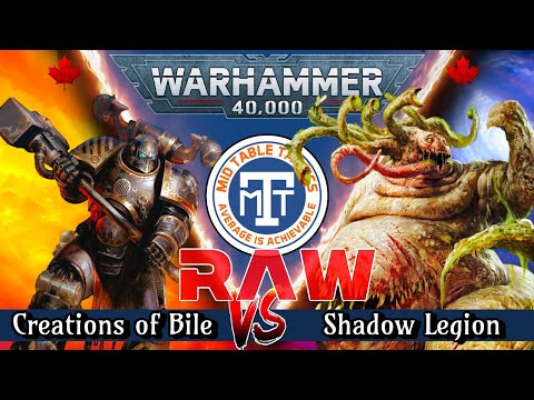 Warhammer 40k Battle Report: Creations of Bile VS Shadow Legion