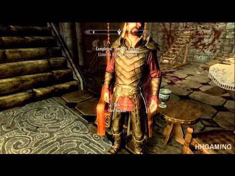 Skyrim Dawnguard - walkthrough part 7 HD gameplay dlc add on expansion - Vampire lord
