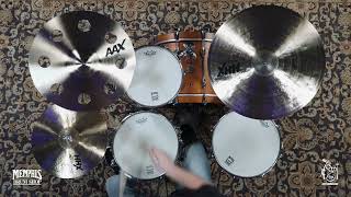 Video thumbnail for Sabian 18" AAX O Zone Crash Cymbal - 1096g (21800X-1020123L) by Memphis Drum Shop