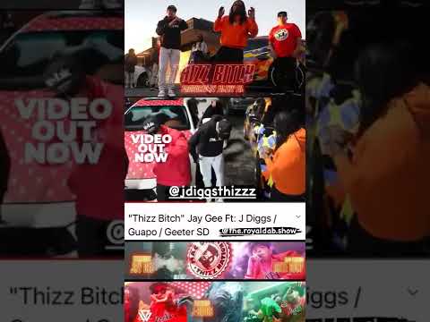 J Diggs / THIZZ BITCH By Jay Gee Ft Guap, Geeter SD #jdiggs #thizzler #goldtoes #jaygee #thizznation