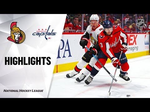 NHL Highlights | Senators @ Capitals 1/7/20