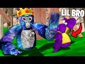 I 1v1 D My LITTLE BROTHER In Gorilla Tag