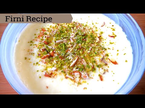 Firni Recipe Easy Dessert Recipe, Afghani Cuisine Firni , Phirni,Easy Sweet Dish Recipe ,فرنی افغانی Video