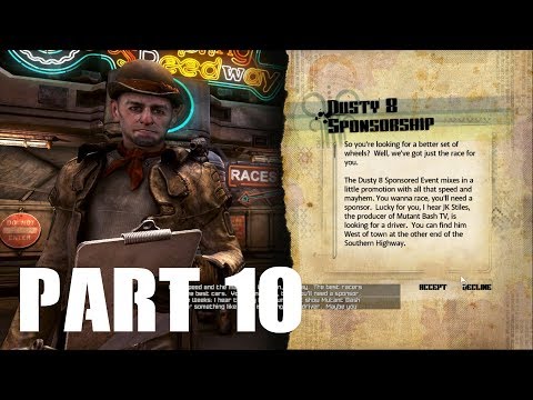 RAGE | Gameplay Walkthrough | Part 10 - Dusty 8 Sponsorship