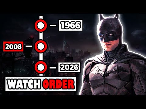 How To Watch Batman Movies in The Right Order!