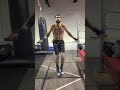 21 Year Old Light Heavy Weight Amateur Boxing Champ SHREDDED Skipping Rope
