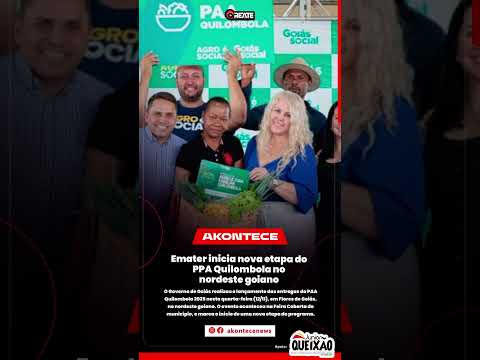 Emater inicia nova etapa do PPA Quilombola no nordeste goiano