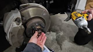 2019 Audi A4 front cv axle DIY replacement tutorial