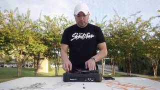 Numark PT01 Scratch Portable Turntable with Closed-Back Headphones Package
