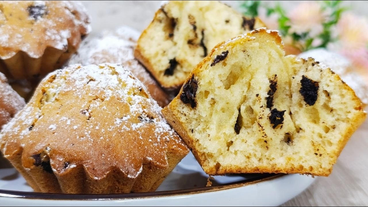 м’які кекси — відеорецепт