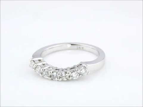 curved diamond wedding ring enhancer