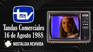 Tandas Comerciales Canal 13 - Agosto 1988 (60fps)